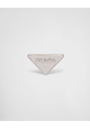 Crystal Logo Jewels left earring