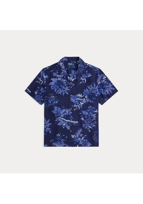 Classic Fit Tropical-Print Camp Shirt