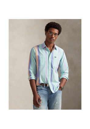 Custom Fit Striped Oxford Workshirt