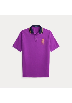 Classic Fit Crest Mesh Polo Shirt