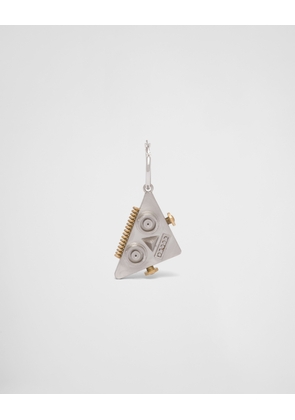 Left earring with Robot Jewels pendant