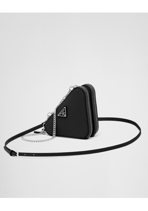 Saffiano leather mini pouch