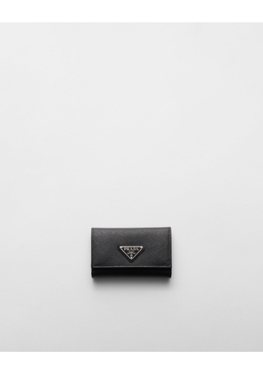 Saffiano leather key case