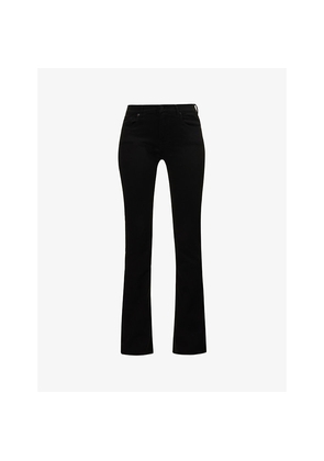 Womens 7 For All Mankind Blair Bootcut-Leg Mid-Rise Stretch-Denim Jeans