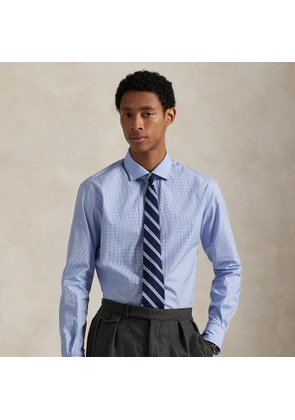 Custom Fit Plaid Poplin Shirt