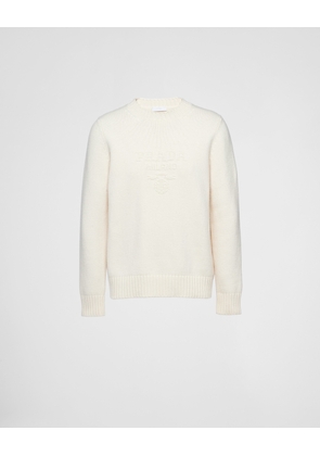 Wool and cashmere crew-neck sweater