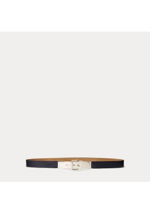 Calfskin Letter-Opener Skinny Belt