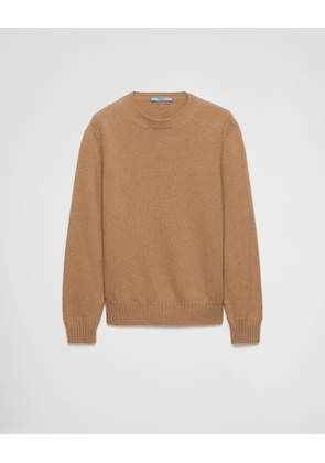 Wool and cashmere crew-neck sweater