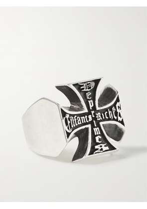 Enfants Riches Déprimés - Cross Silver Ring - Men - Silver - 8