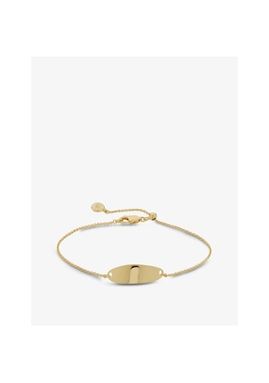 Womens Monica Vinader Nura 18ct Yellow Gold-Plated Vermeil Sterling-Silver Bracelet