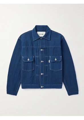 Story mfg. - Tuesday Cotton-Canvas Jacket - Men - Blue - XS
