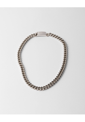 Silver chain necklace