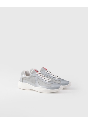 Patent leather and technical fabric Prada America's Cup sneakers