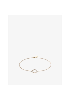 Monica Vinader Riva Kite Diamond and 18ct Gold-Vermeil Chain Bracelet