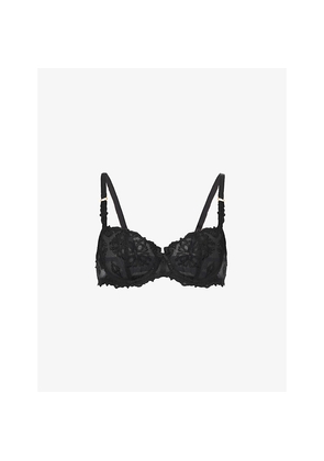 Womens Chantelle Champs Elysées Embroidered Balconette Bra