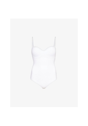 Womens Wolford Mat De Luxe Forming Slim-Fit Stretch-Woven Body