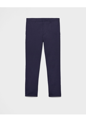 Stretch poplin pants