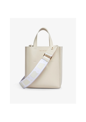 Womens Marni Museo Leather Tote Bag