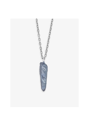 Womens La Maison Couture The Rock Hound Wand Ceramic-Coated Sterling-Silver Pendant Necklace