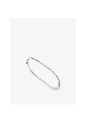 La Maison Couture Myriam Soseilos 9ct White-Gold and White Sapphire Bracelet