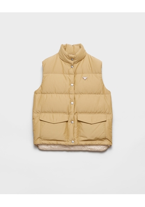 Medium-weight technical fabric down vest