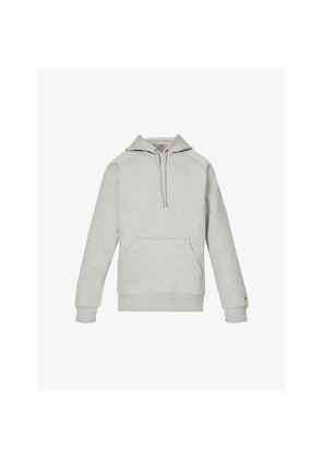 Mens Carhartt WIP Chase Brand-Embroidered Cotton-Blend Hoody