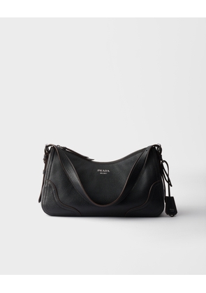 Prada Aimèe large leather shoulder bag