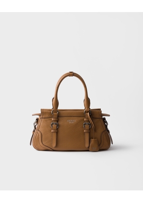 Large leather tote bag