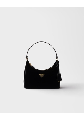 Prada Re-Edition 2005 velvet and Saffiano mini bag