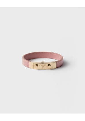 Saffiano leather bracelet