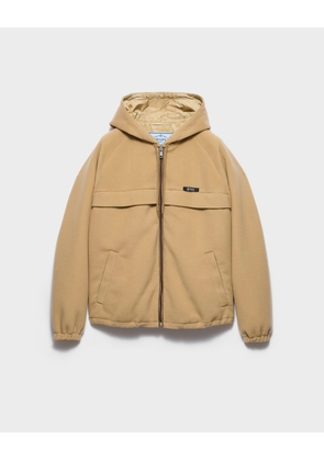 Technical fleece hoodie jacket