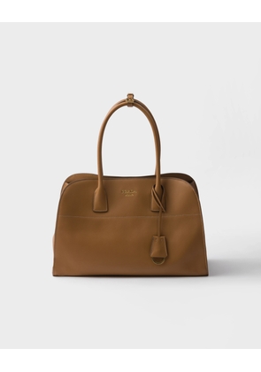 Large leather tote bag