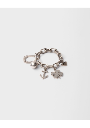 Metal charm bracelet