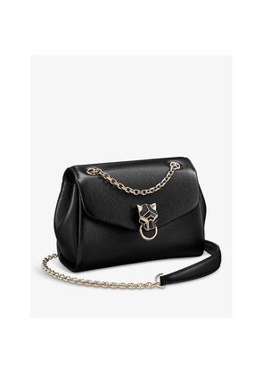 Womens Panthère De Cartier Chain Mini Leather Cross-Body Bag