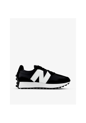 Womens New Balance 327 Suede and Mesh Low-Top Trainers
