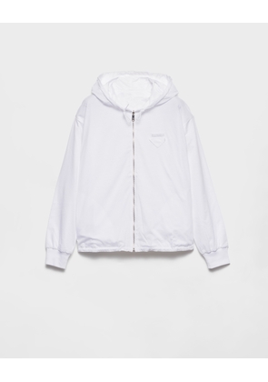 Reversible jersey hoodie