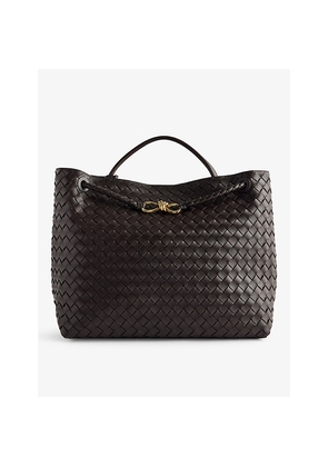 Womens Bottega Veneta Andiamo Leather Top-Handle Bag