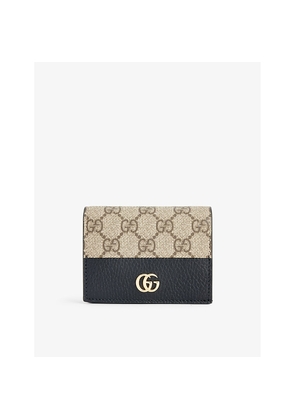 Womens Gucci Marmont Canvas Wallet