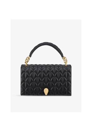 Womens Bvlgari Serpenti Sugarloaf Leather Shoulder Bag