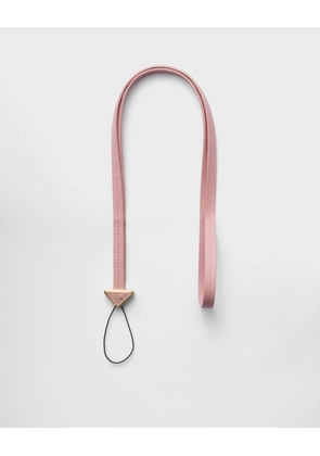 Saffiano leather phone holder strap