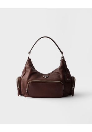 Medium washed leather bag