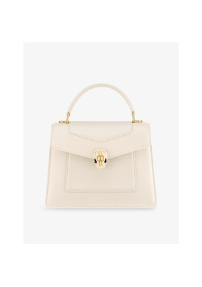 Womens Bvlgari Serpenti Rattan Shoulder Bag