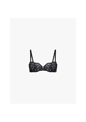 Womens Savage X Fenty Savage Not Sorry Unlined Balconette Lace Bra