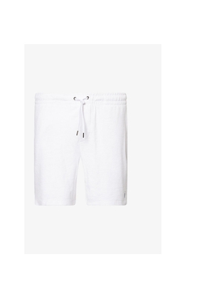 Mens Polo Ralph Lauren Brand-Embroidered Terry-Texture Cotton-Blend Shorts