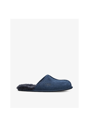 Mens UGG Scuff Branded Suede Slippers