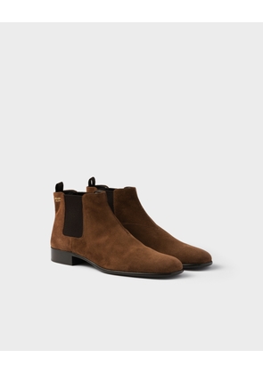 Suede booties
