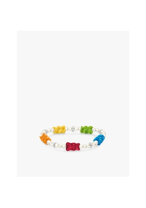 Womens Thomas Sabo x Haribo Goldbear Sterling-Silver, Pearl and Glass Bracelet