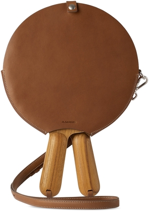 Jil Sander Brown Wood Beach Racket Set