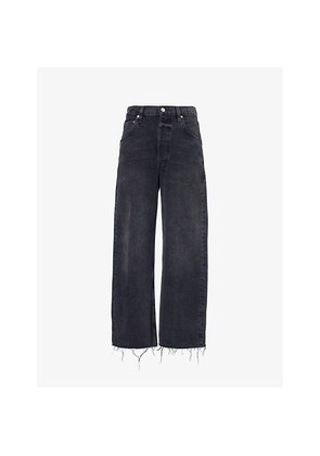 Womens Citizens Of Humanity Ayla Raw-Hem Wide-Leg Jeans