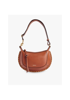 Womens Isabel Marant Oskan Moon Leather Shoulder Bag